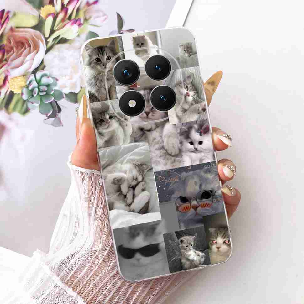 Für Xiaomi Redmi Note 15 Pro Plus ProPlus 5G Hülle Blume Cartoon Hülle Weiche Silikonhülle Für Redmi Note 15 Pro+ Hülle