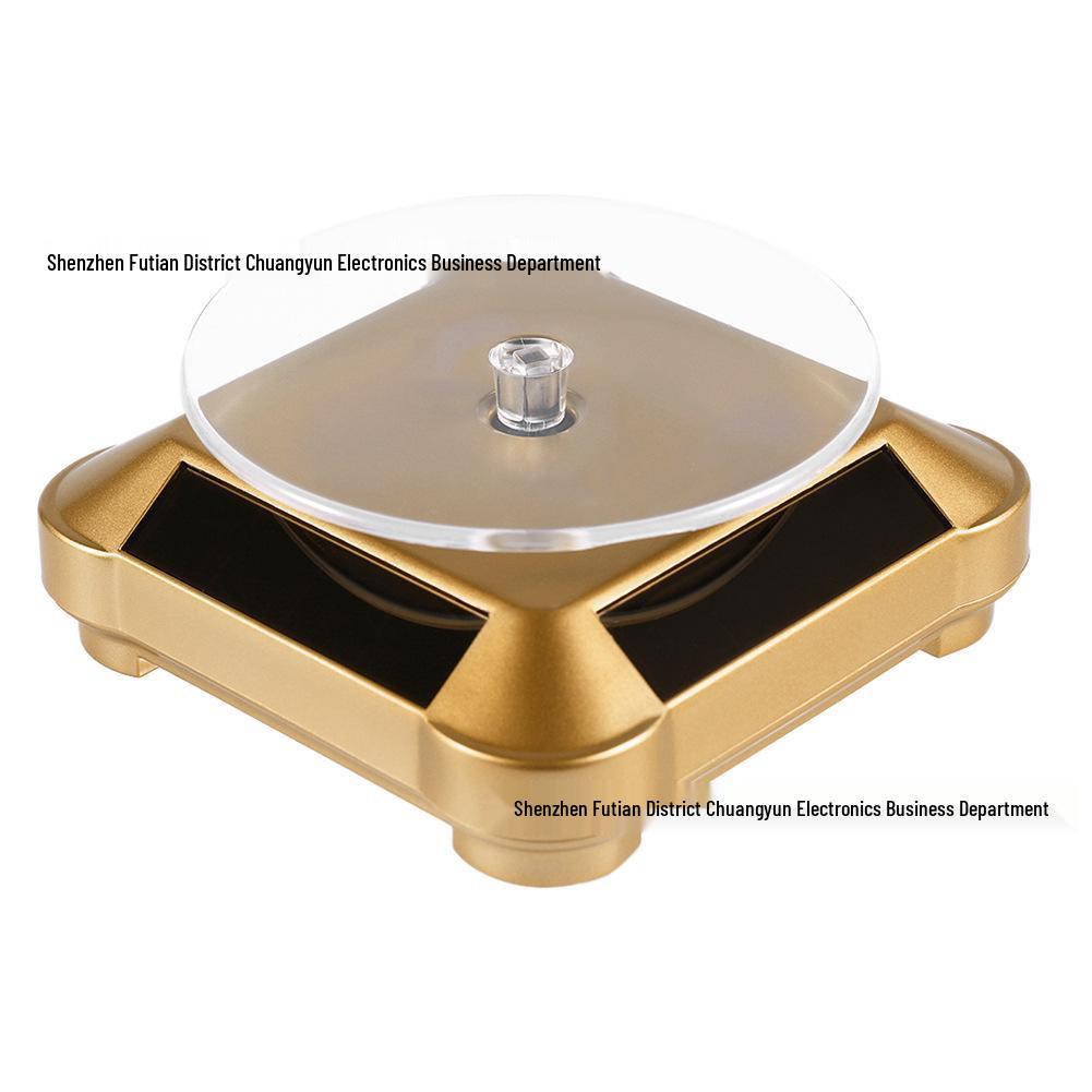 038 Dual-Use Solar Display Stand for Jewelry, Gems, and Glasses
