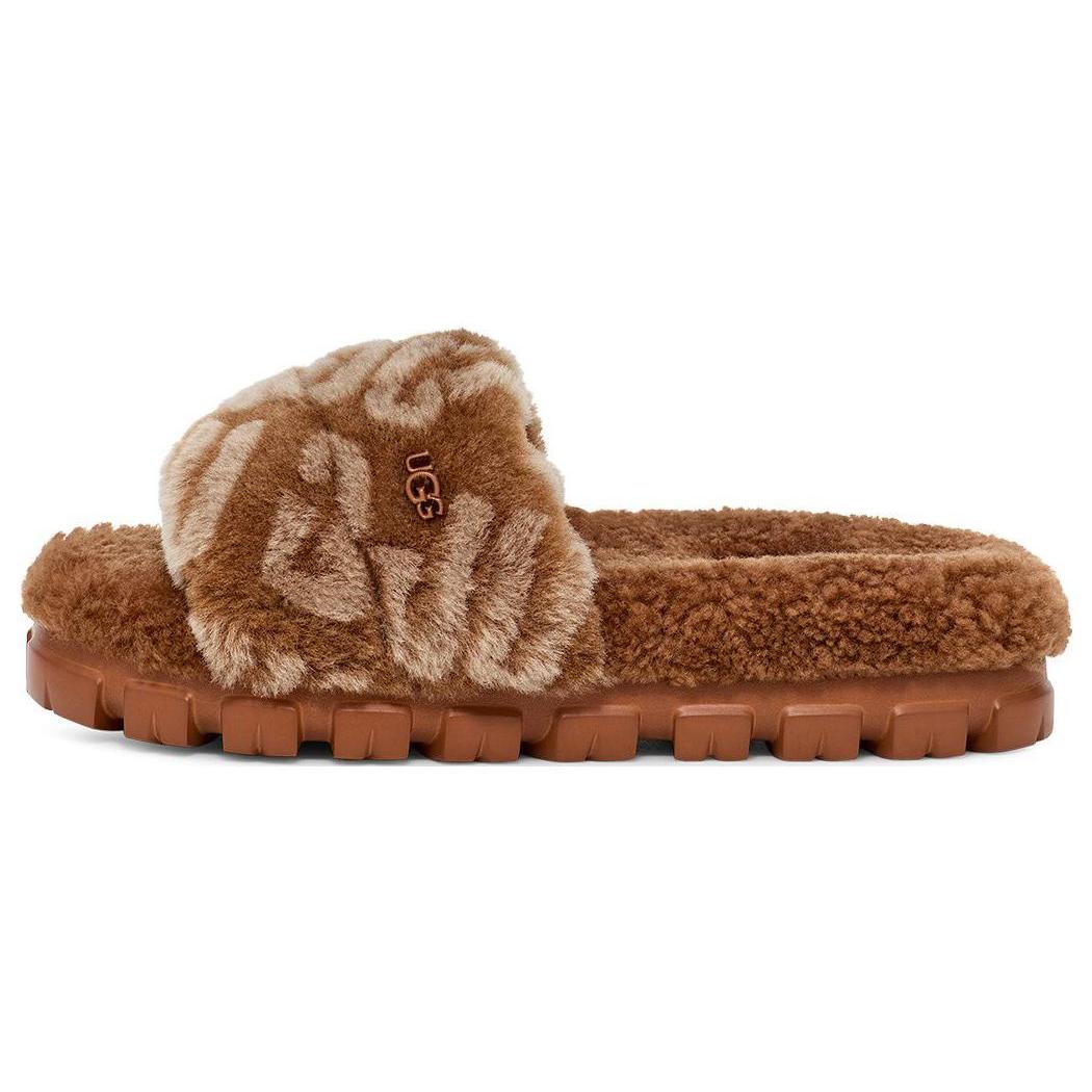 

UGG Logo Slides Brown Women s 1148770-HWD 37