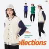 Spring & Autumn Casual Unisex Cardigan Hoodie - Long Sleeve Color Block Baseball Jacket
