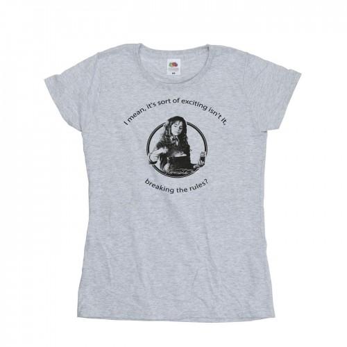 

Harry Potter Womens/Ladies Hermione Breaking The Rules Cotton T-Shirt білий