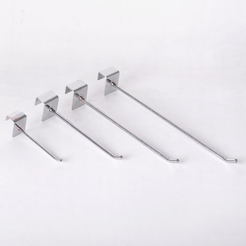 

Однорядная стойка с крючками для мобильных аксессуаров в магазинах шаговой доступности Single card 1.5 silver, wire diameter 6.0mm