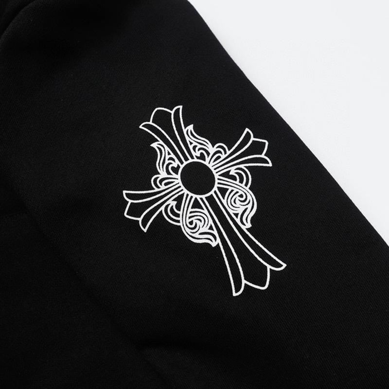 816 CHROME HEARTS 2026 Herbst und Winter Neu Übergröße Klassischer Stil Logo Kapuzenpullover, Geeignet für Paare zum Tragen