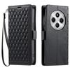 Leather Case For Xiaomi Redmi 14C 5G/14C 4G/14R 5G/Poco C75 4G Rhombus Texture Wallet Stand Phone Cover with Wrist Strap