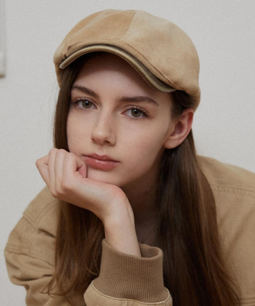 Tatiana Vintage Corduroy Hunting Cap Ht8160 3 Colors