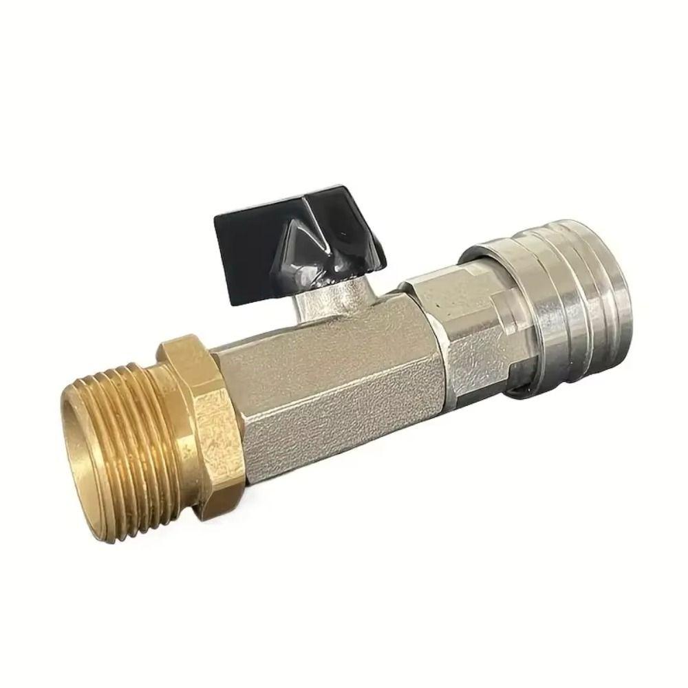 Conector Rapid Material Alamă Supapă de Închidere Control Debit Apă Uz Auto