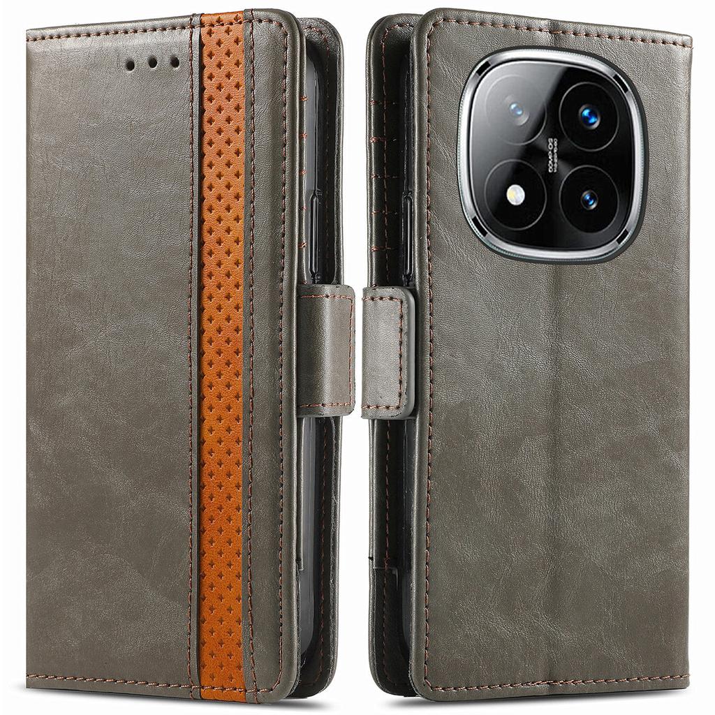 For Xiaomi Redmi Note 14 Pro 5G/Poco X7 5G Phone Cases CASENEO PU Leather Cover Stand with RFID Blocking Wallet