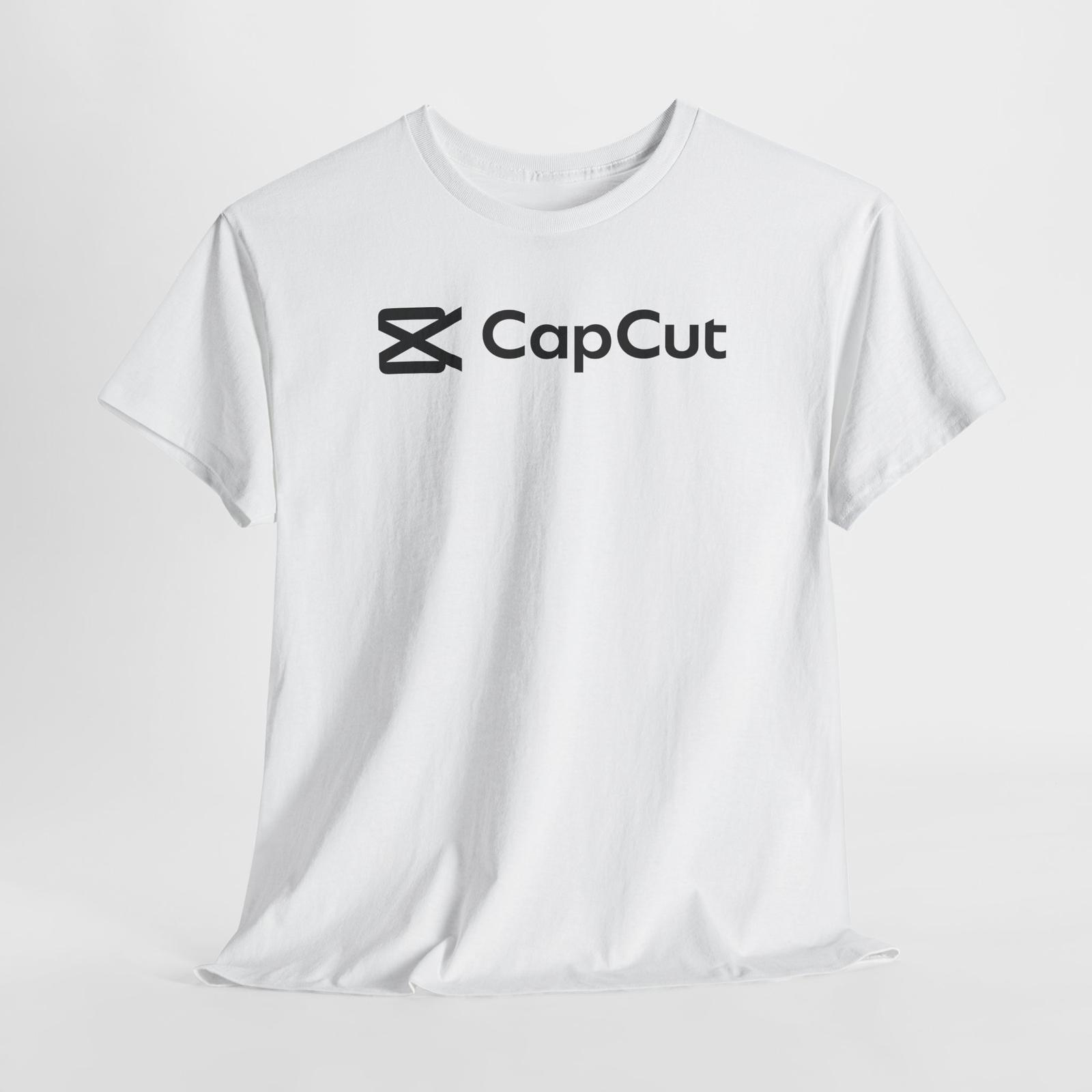 Создатель контента, Унисекс футболка с коротким рукавом CapCut, Программное обеспечение для видеомонтажа, Футболка с графическим дизайном M
