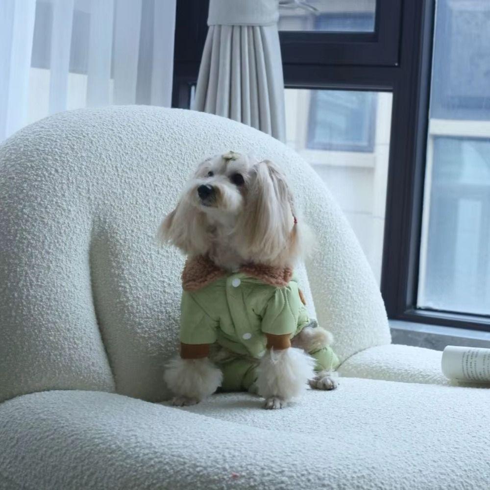 Thick-Warmed Dog Warm Clothes Lamb Wool Pet Clothes Fashion Pet Plush Coat  For Small Medium Dog