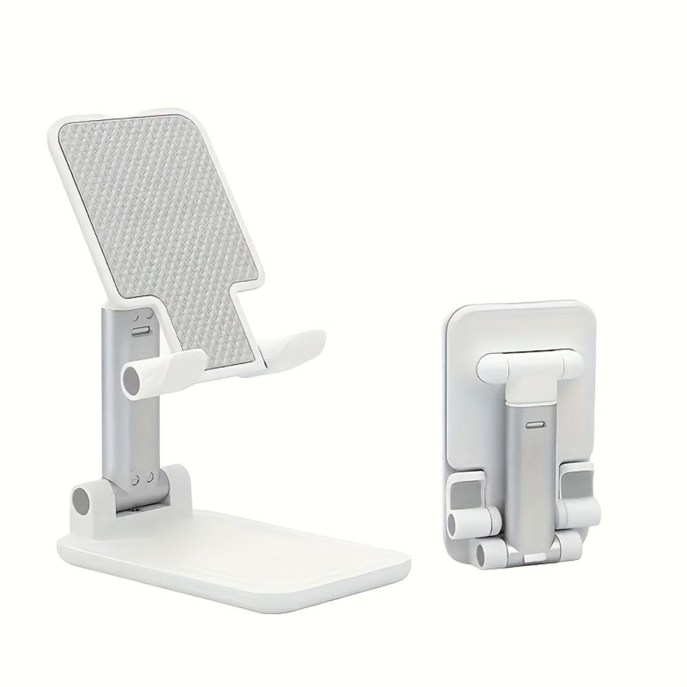 2026 Latest Double Folding Phone Holder Fully Adjustable Desktop Phone Holder with All Phones 10.16-25.4 cm Cell Phone/Tablet