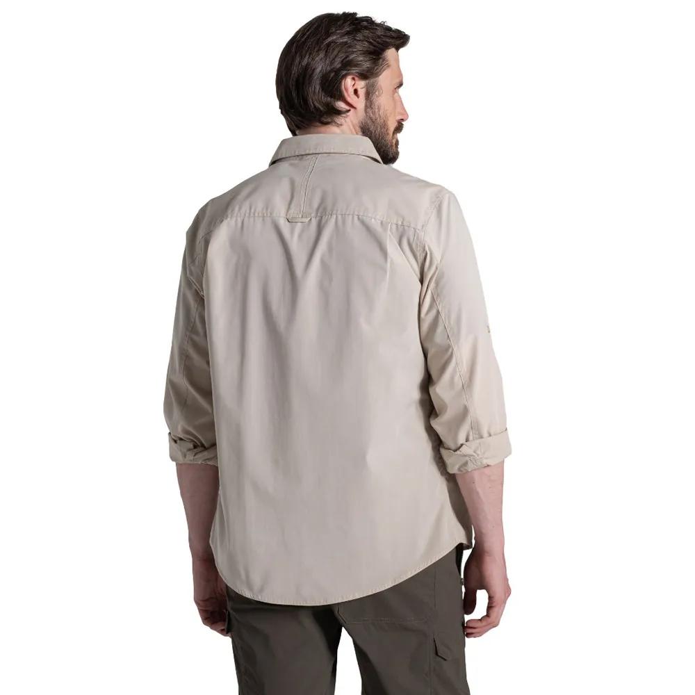 Craghoppers Kiwi Ii Shirt Polycotton Blend Beige