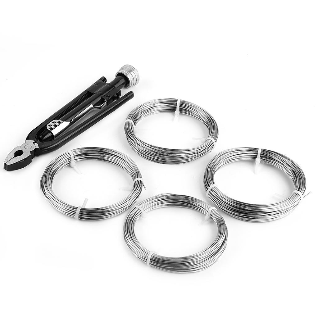 6-tommers sikkerhetstråd av høykarbonstål med vridningslåsing