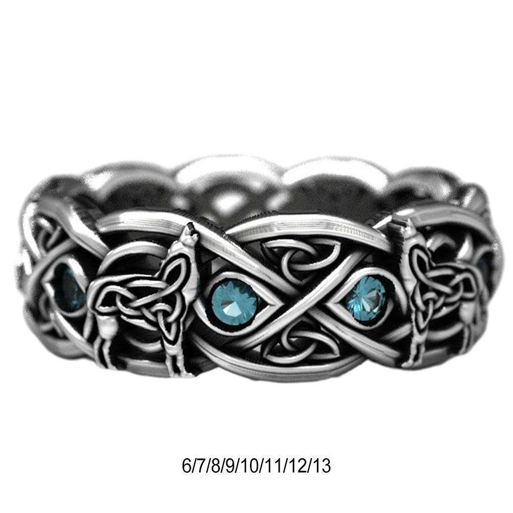 yuwqqoajv Fashionable Ring Best Gift For Those Who Love Vintage Alloy For Unisex Ring Vintage Punk Ring Accessories, CR6474, 9