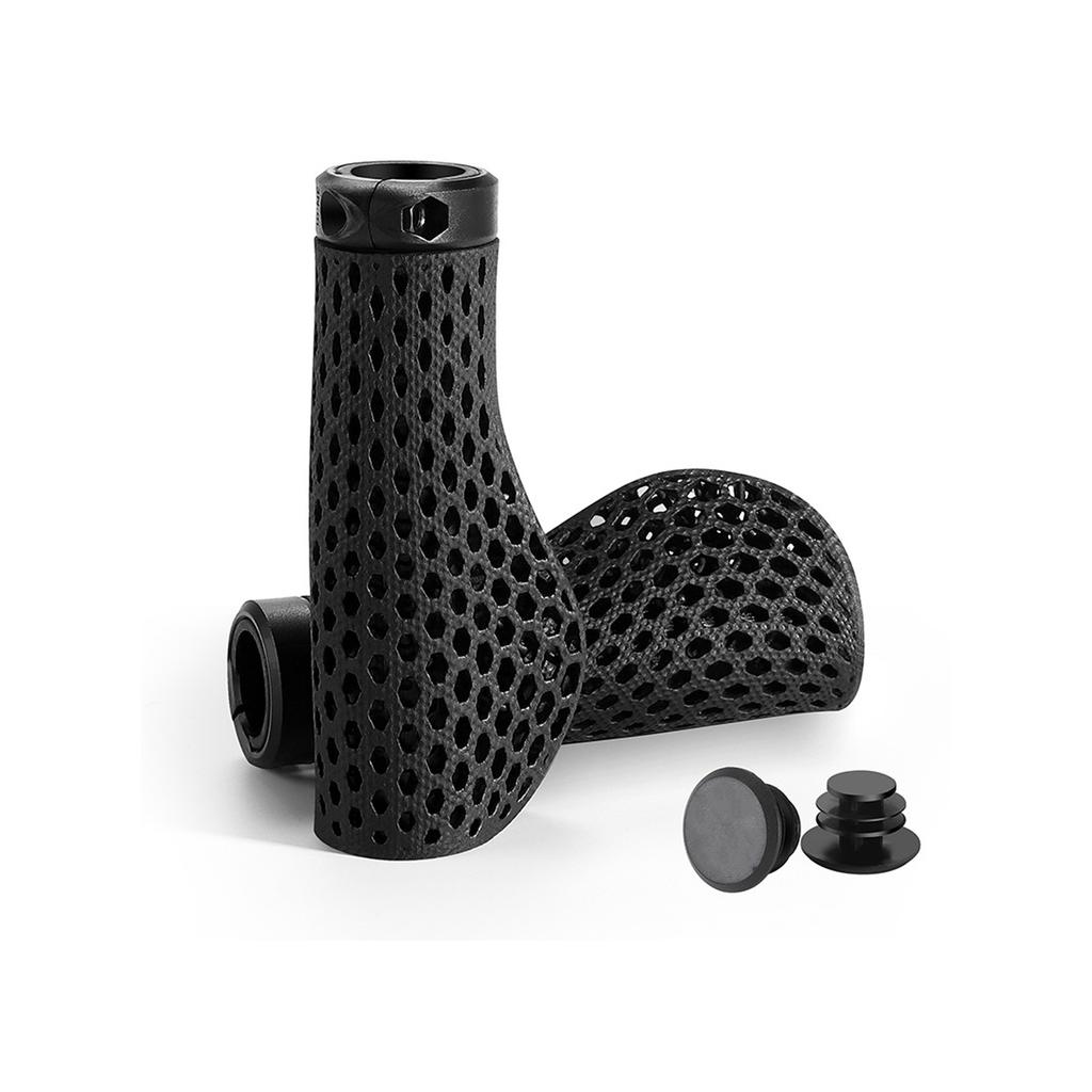 Ergonomic Bicycles Handlebars Grip With 3D Printed Honeycomb Antislip Light weight Durability Construction