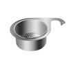 Triangular Stainless Steel Sink Strainer Basket Multifunctional Kitchen Drain Shelf Filter Tray for Home and Restaurant