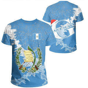 T-shirt Grafica a Maniche Corte a Tema Guatemala, Maglietta Casual Trendy