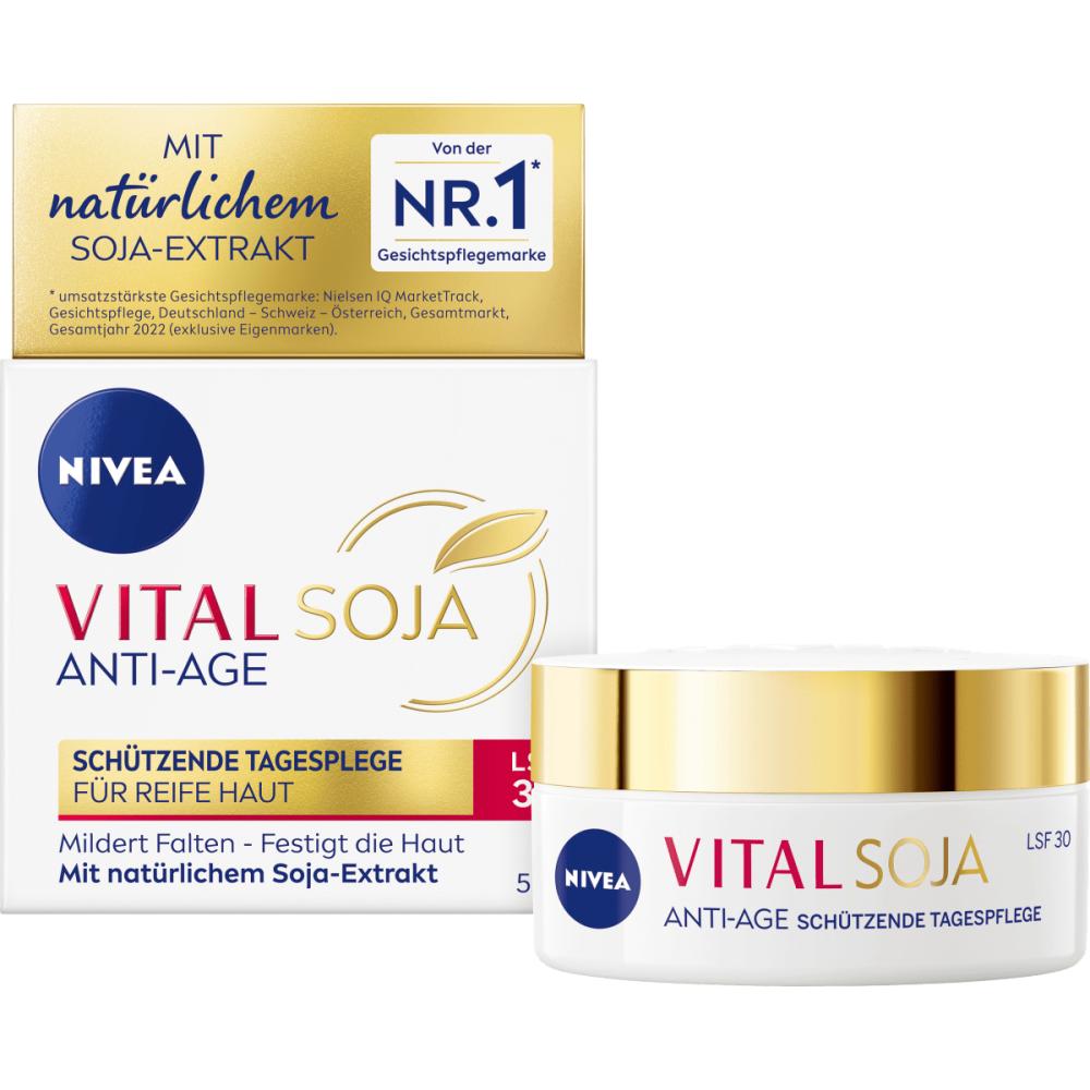 Nivea NIVEA Anti-Age Face Cream Vital Soja SPF30, 50ml