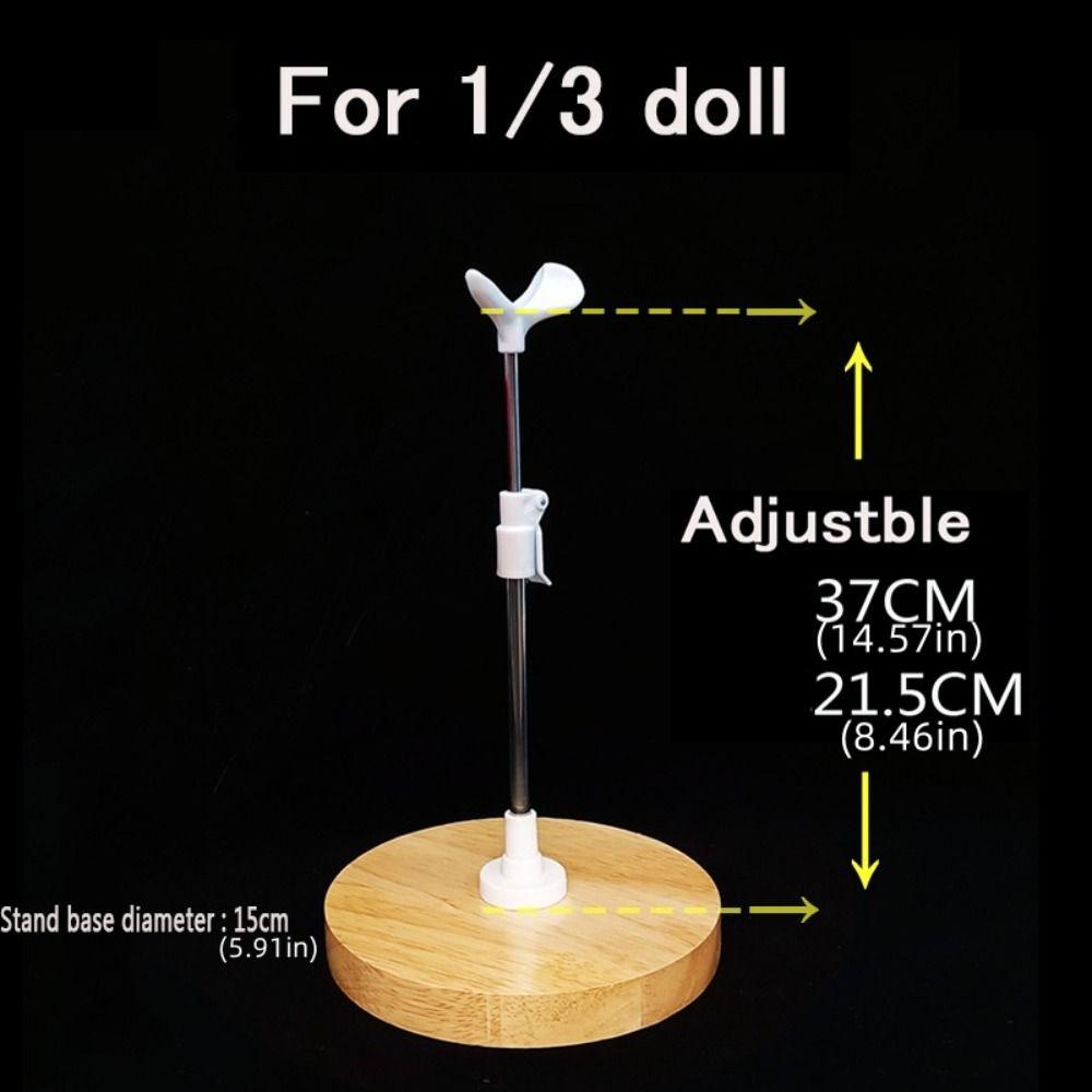 Wooden Base Doll Stand 1/3 1/4 1/6 1/8 Doll Bracket Doll Display Holder  Dolls Accessories