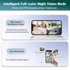 Icsee 9MP Wireless Three-Lens Camera with Triple Screen for Outdoor Monitoring