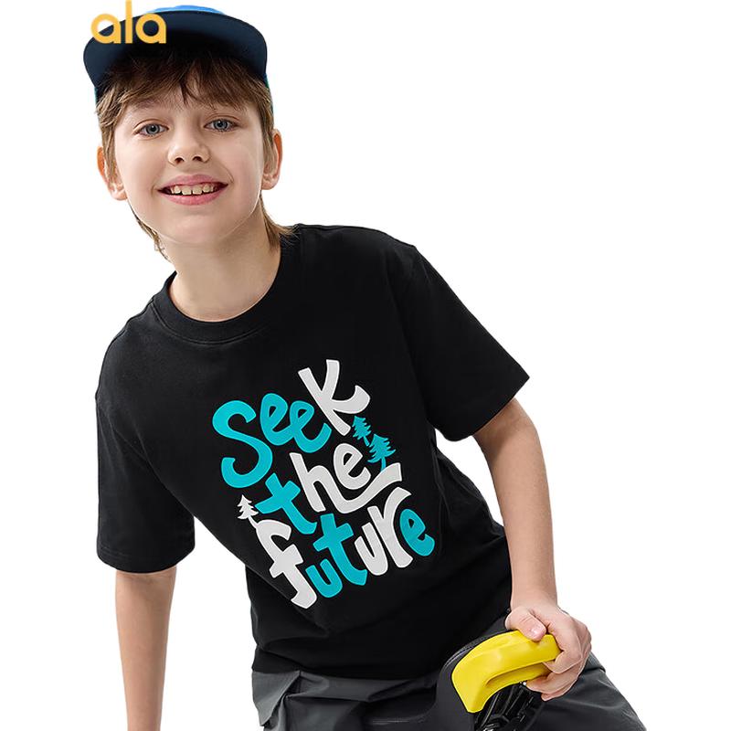 Balabala Kids  Unisex Moisture-Wicking Quick-Dry Short Sleeve T-Shirt 110