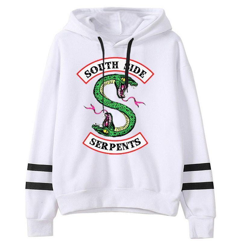 

Serpents South Side Hoodie Riverdale Veronica Snake Gang Sweatshirt Top Pullover 2XL