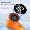 2026 USB Handheld Mini Fan: Digital Display, 199-Speed, High-Speed Turbine