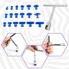 Paintless Car Dent Removal Tools Sheet Metal Dent Puller Short T-Dent Pull Set Suction Cup Workshop Kit for Auto Hail Pit Repair