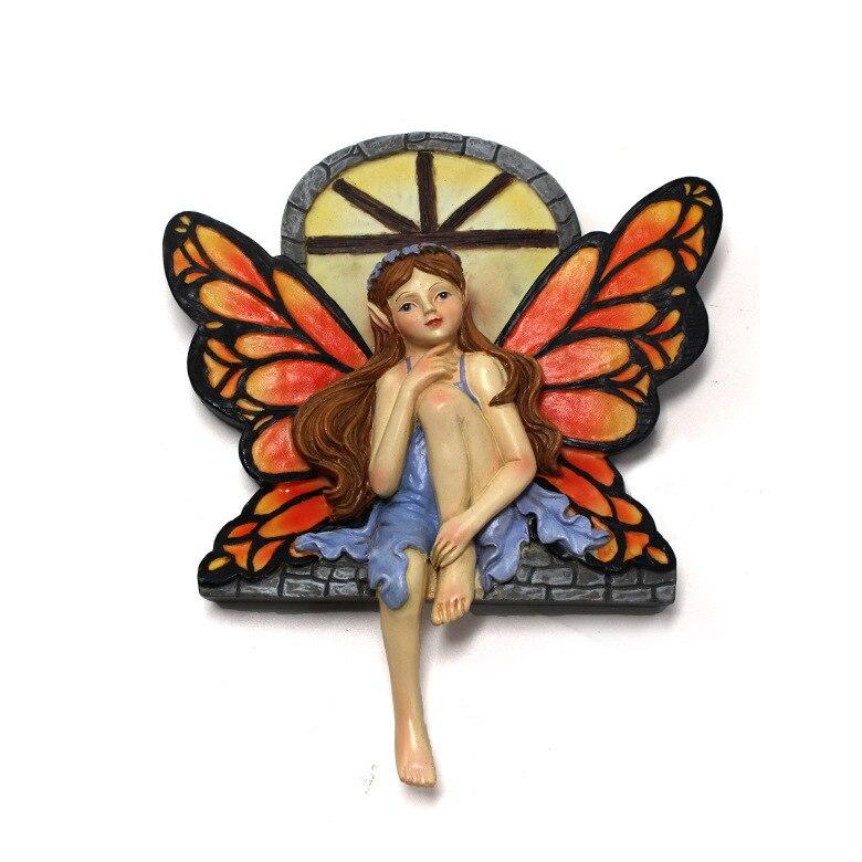 New Fairy Garden Resin Handicraft Ornaments Fluorescent Fairy Creative DIY Outdoor Courtyard Decorations