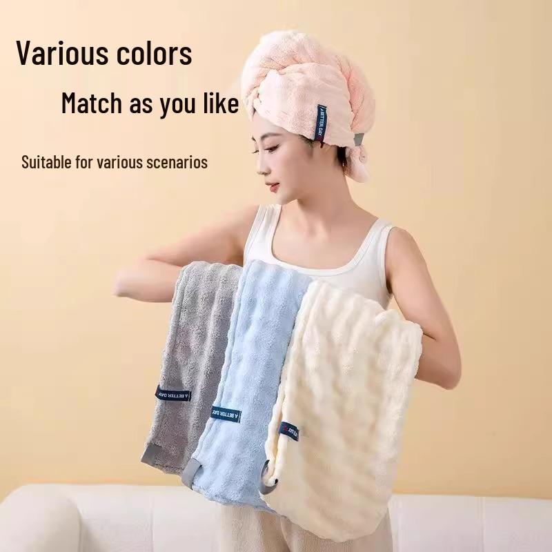 

Newcomer Offer: Super Absorbent Quick-Dry Hair Wrap Towel for Women Regular