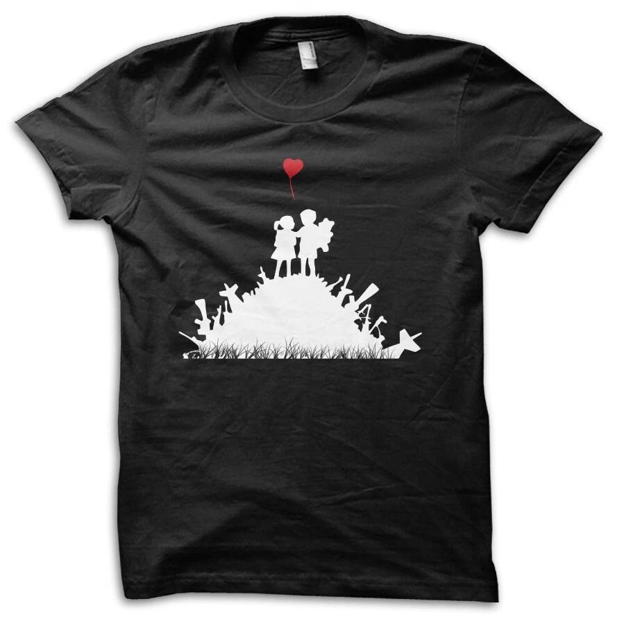 Banksy Bomb Site Art Urban Graphic T-Shirt M5541 XL