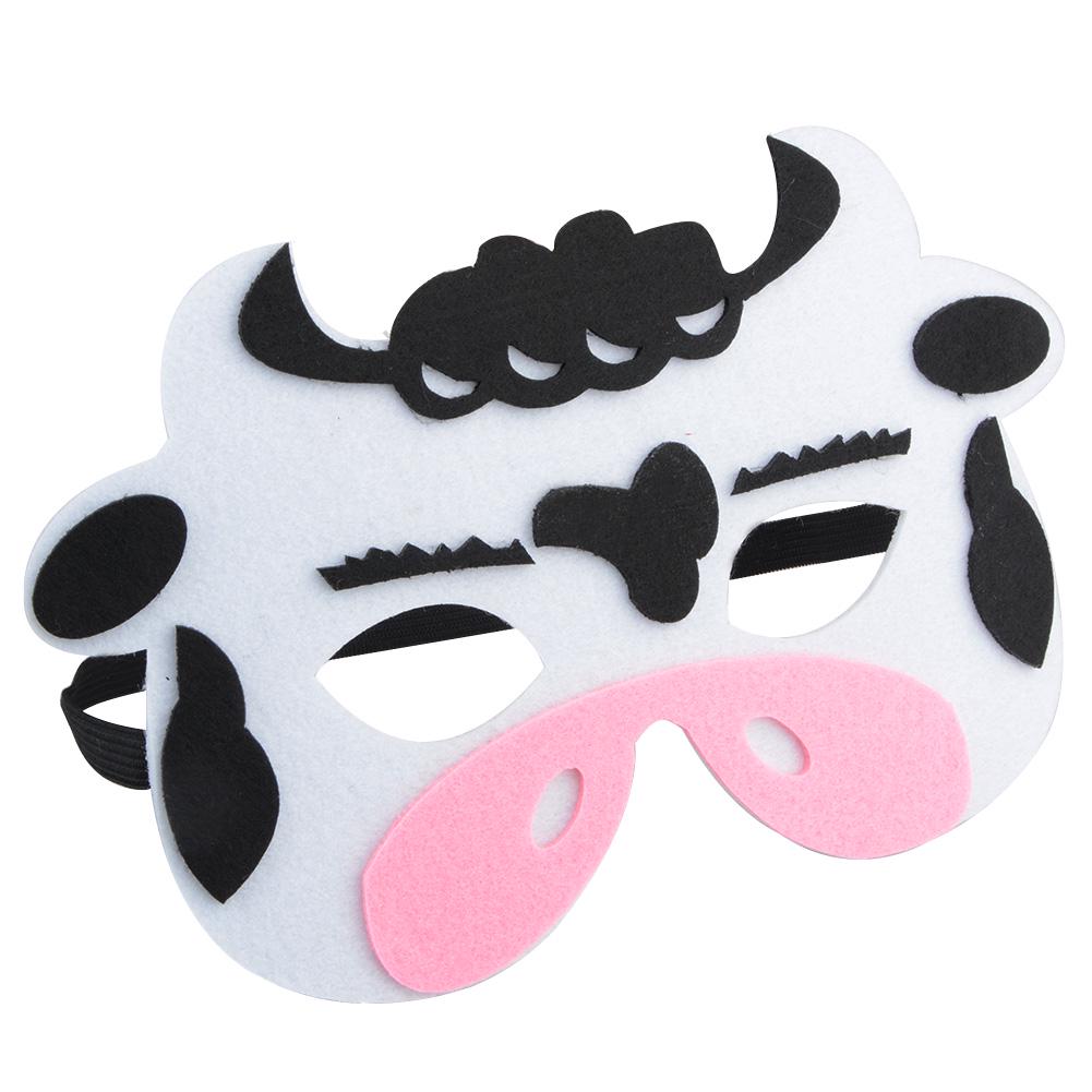 15 Stück Tiermasken Filz Tier-Thema Geburtstagsparty Dekoration Cartoon-Masken Interessante Masken