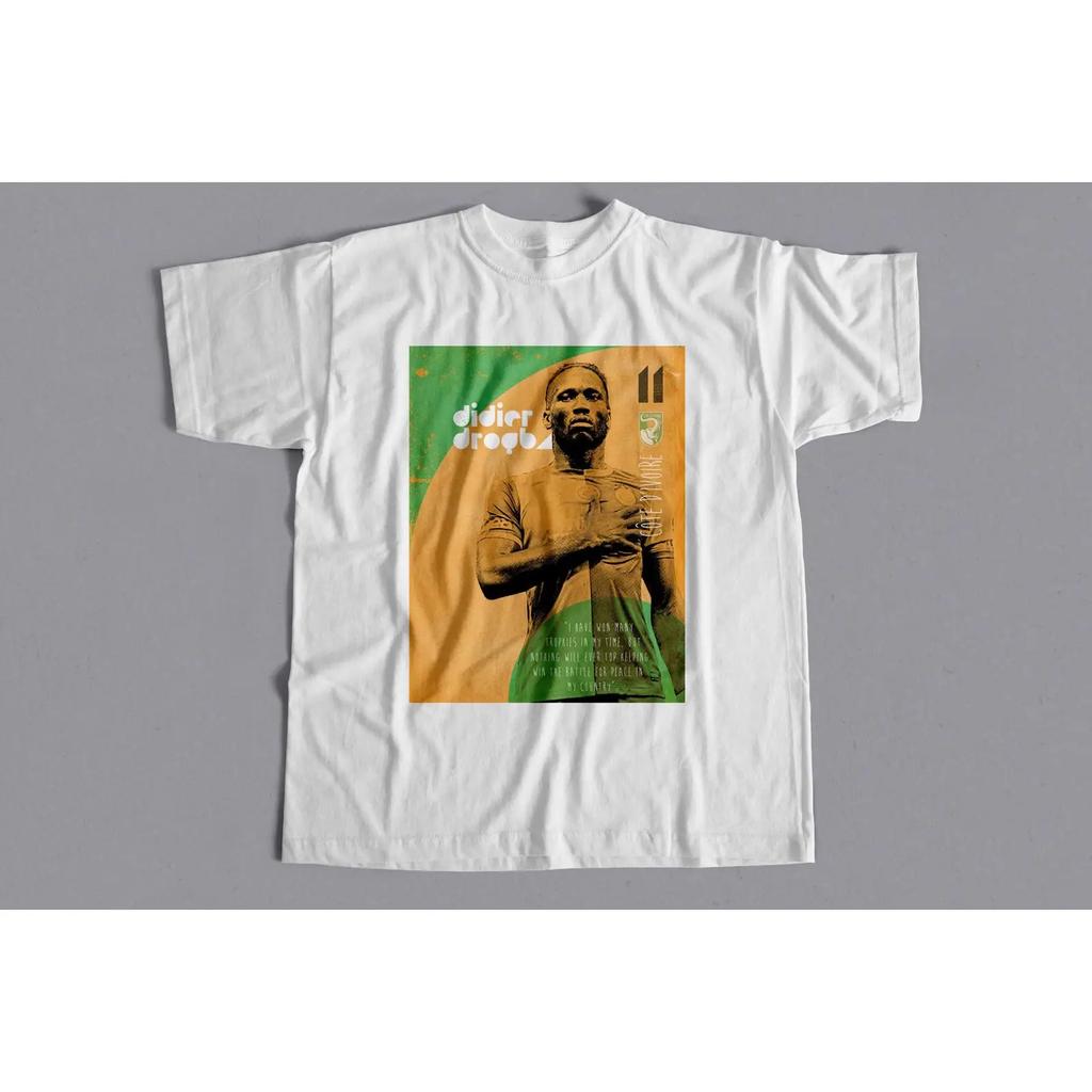 Didier Drogba T Shirt Vintage Streetwear Comfortable Versatile Slightly Fashion Breathable Stylish Soft Designer Clothes