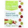 Bonbons durs assortis, + Fibres & Vitamine C, Pastèque, Pomme Verte & Fraise, 3,85 oz (109 g)
