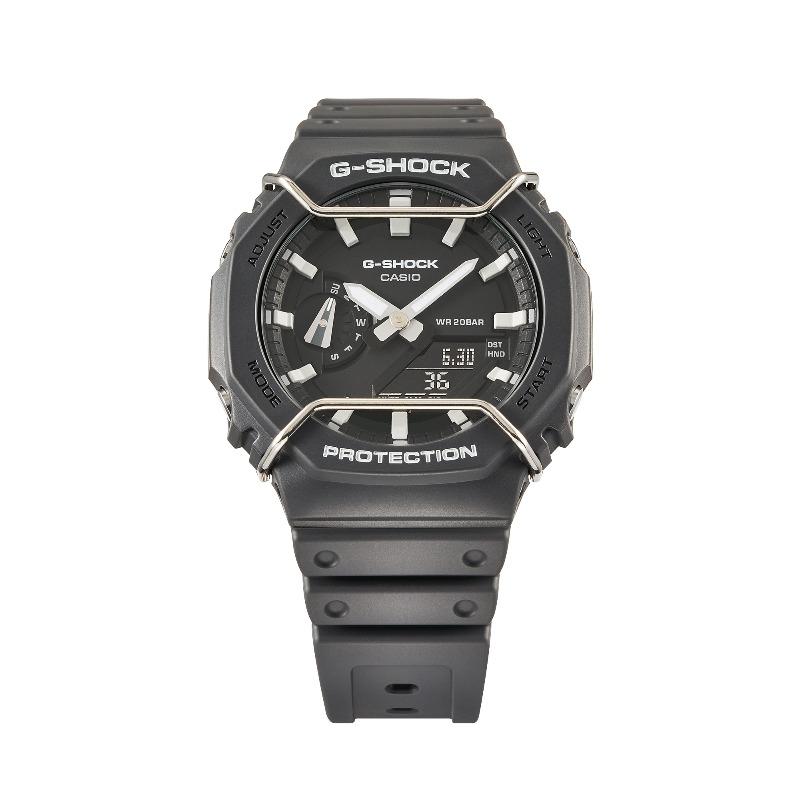 Casio G-SHOCK Men's Resin 200M Water Resistant Analog Shock Resistant Quartz Watch GA-2100PTS-8A