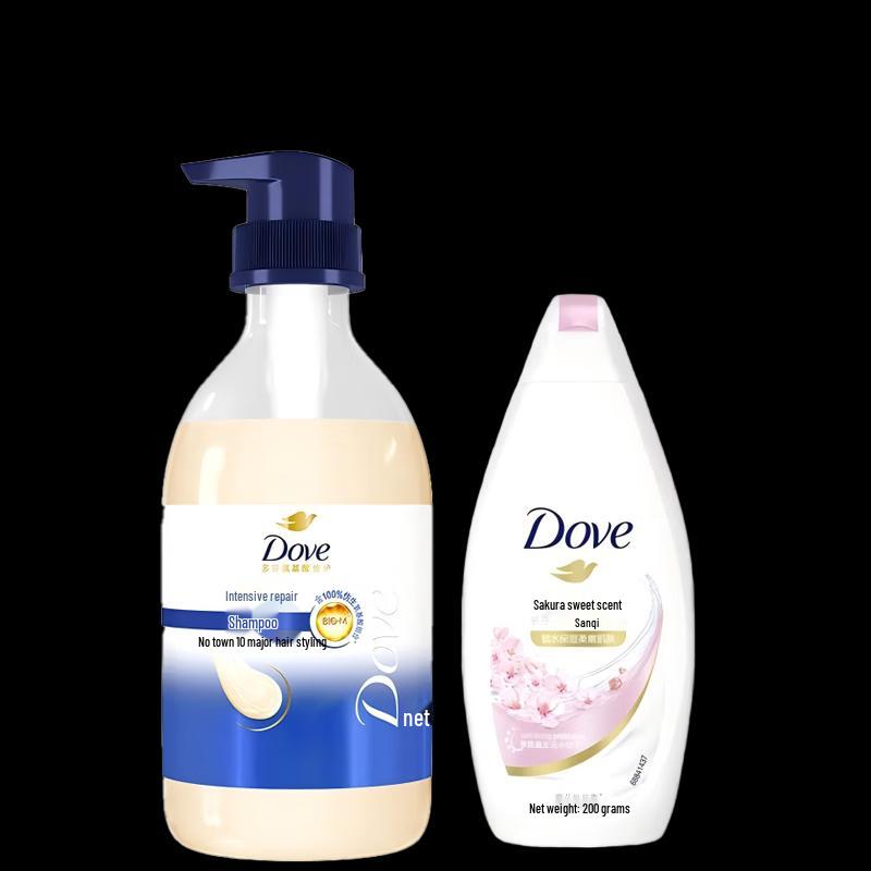

Dove Intensive Repair Shampoo & Cherry Blossom Shower Gel Set
