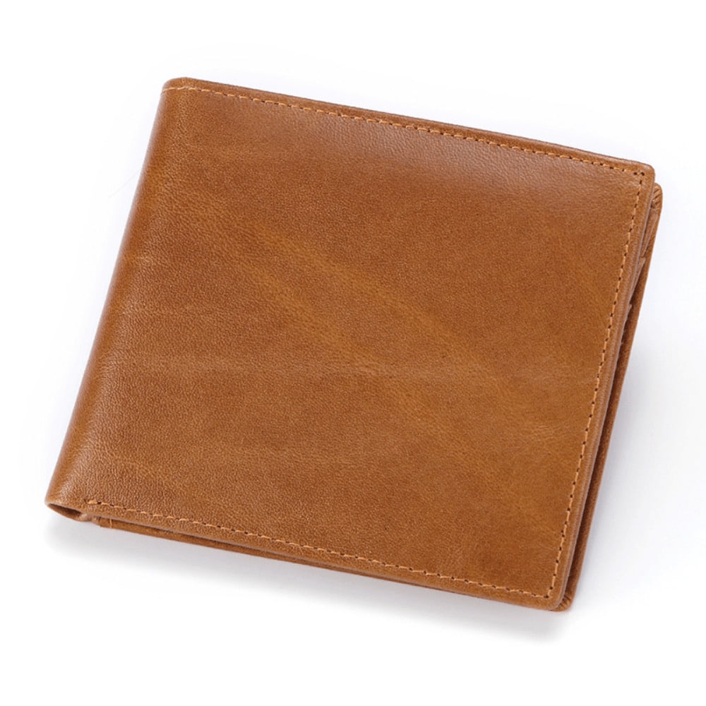 Porte-cartes Portefeuille Multi-cartes Portefeuille rétro Antivol RFID Petit porte-monnaie Brown multicolore