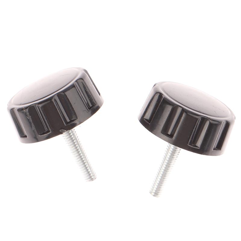 

10 шт. Універсальні з пластику та металу Кришки-гвинти для ручки котушки для риболовлі для ручки котушки з кривошипом, потужною складною ручкою чорний