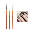 Fine Details Nail Art Liner Brush, Brush Nail Design Liner, Profesionalams