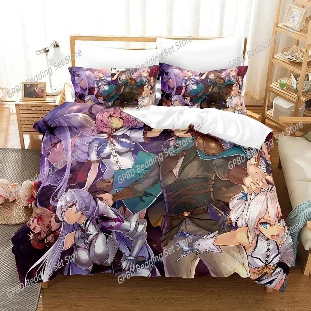 Anime Redo of Healer 3D Duvet Cover Bedding Set Comforter Linen Pillowcases Home Decor Single Double Twin King Queen