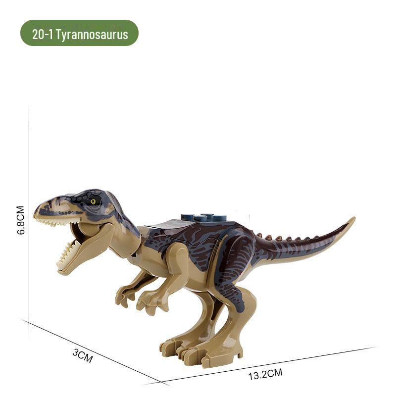 Dinosaur Building Blocks Scene Supplement Pack with Large and Small Particles - One Piece Delivery