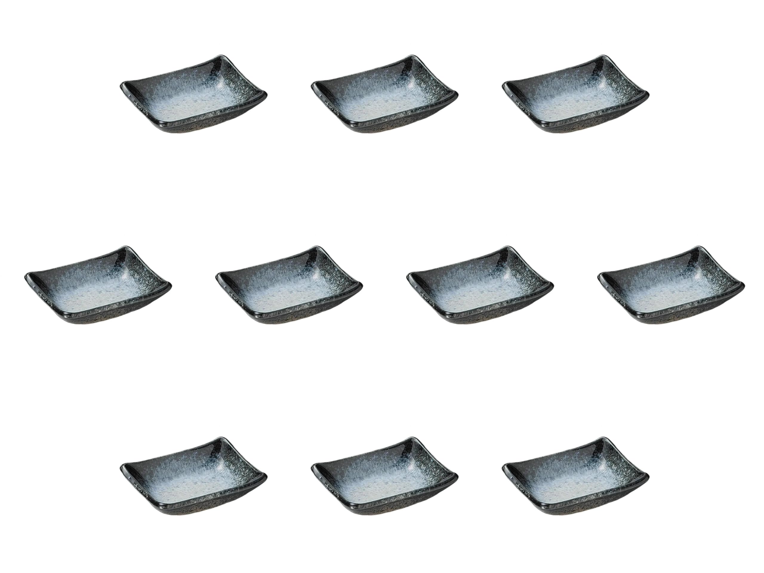 

Set of 10 Unkai Long Rectangular Chiyohisa x x Chiyohisa Reinforced Porcelain Setomonohonpo [9.4 6.8 2.5 cm]