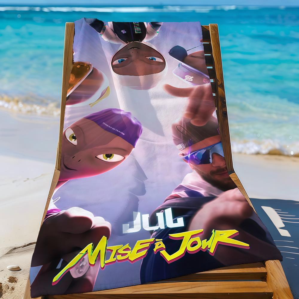 Rapper J-Jul Asciugamano Popolare Sportivo Asciugatura Rapida Attrezzatura da Viaggio Campeggio Resistente alla Sabbia Morbido Leggero Grande Asciugamano da Spiaggia