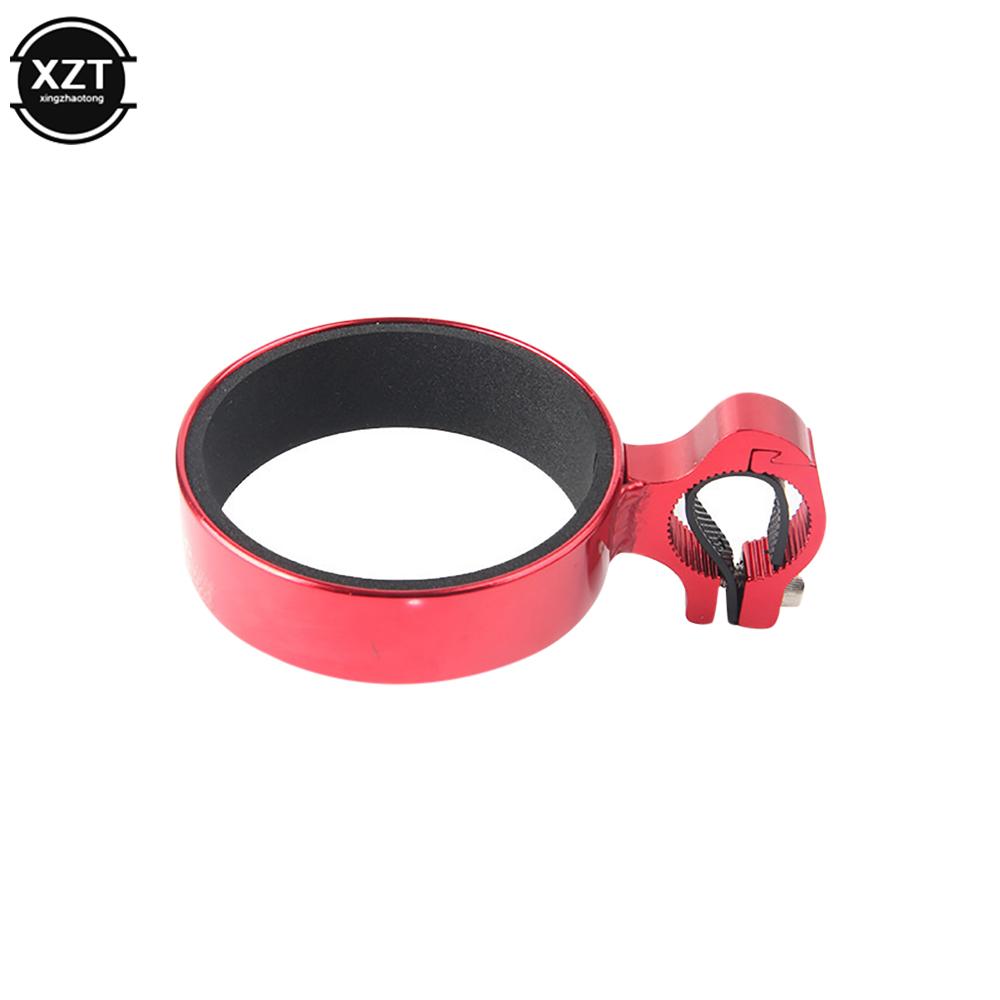 1Pc Aluminum Bicycle Cup Holder Bike Coffee Drinks Cup Handlebar Mount Stand Motorcycle Handlebar Water Cup Holder красный