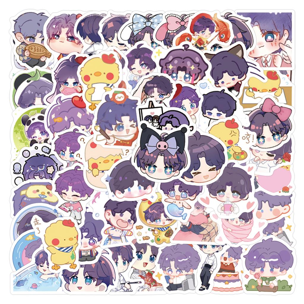 100 New Models Qi Yu QQ People Cartoon Graffiti Stickers Decorate Refrigerator Mobile Phone Skateboard DIY Stickers