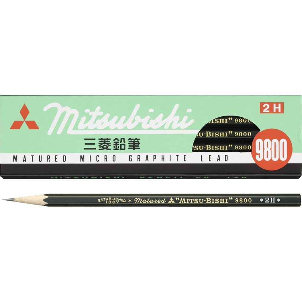 Mitsubishi Pencil uni Office Pencil 9800 Hardness 2H K98002H