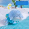 Kawaii Ocean Animal Plush Keychain Seahorse Dolphin Plush Doll  Home Decor
