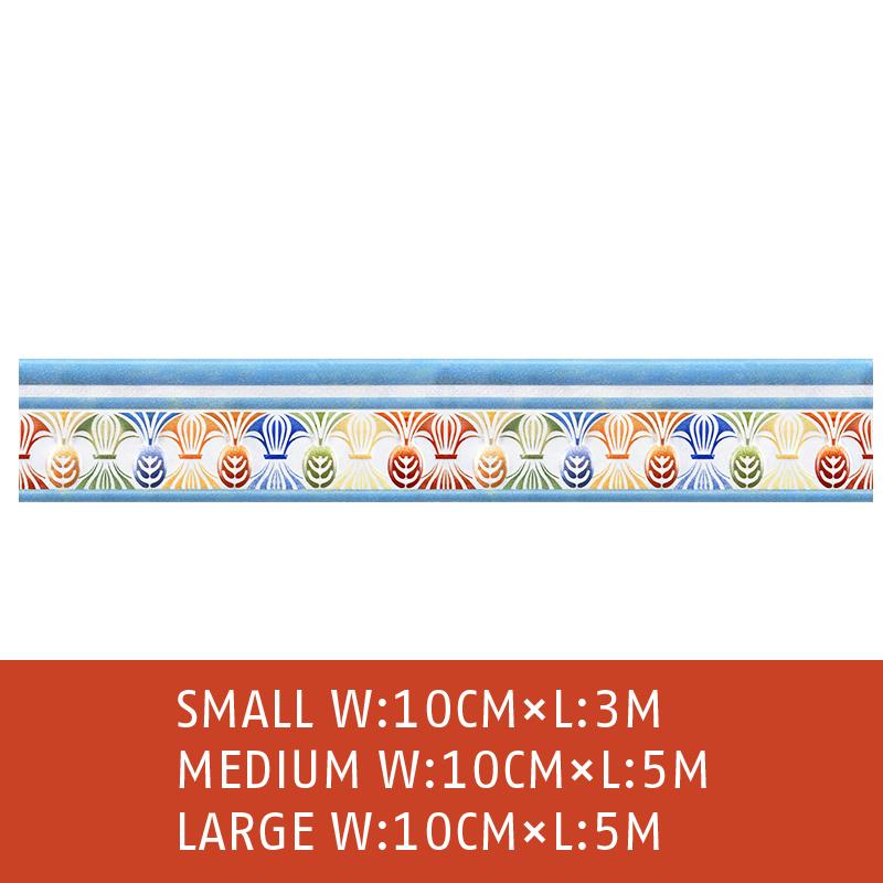 3/5M Self Adhesive Wall Skirting Border Sticker PVC Kitchen Cabinet Cupboard Waterproof Baseboard Wallpaper Wall Sticker