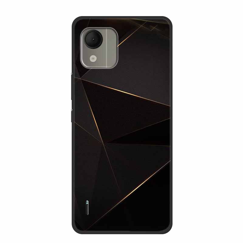 For Nokia C110 4G Case Luxury Silicone Back Cover for NokiaC110 Phone Coque C110 2023 Protector Shockproof Colorful Capas Bumper