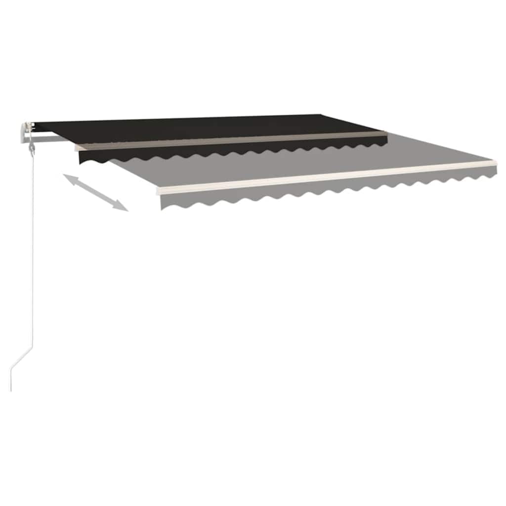 Automatic Retractable Awning 400x350cm Anthracite