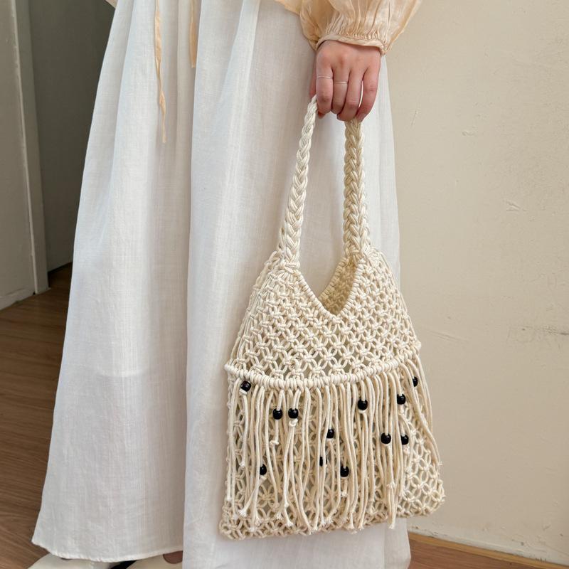 Large-capacity Rope-woven Casual Shoulder Bag Tote Bag